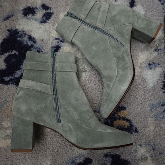 Sezane Brooklyn Boots in Sea Green size 39 - Picture 7 of 12